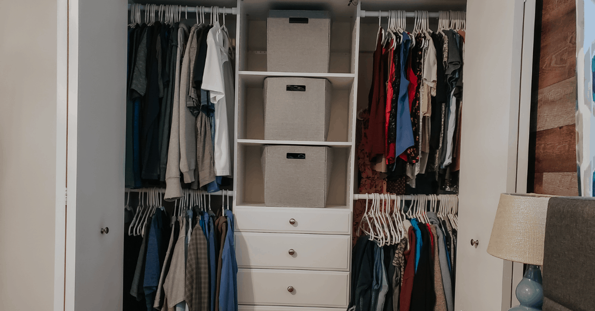 Storage Closet Organization & Bathroom Makeover - Katie's Bliss