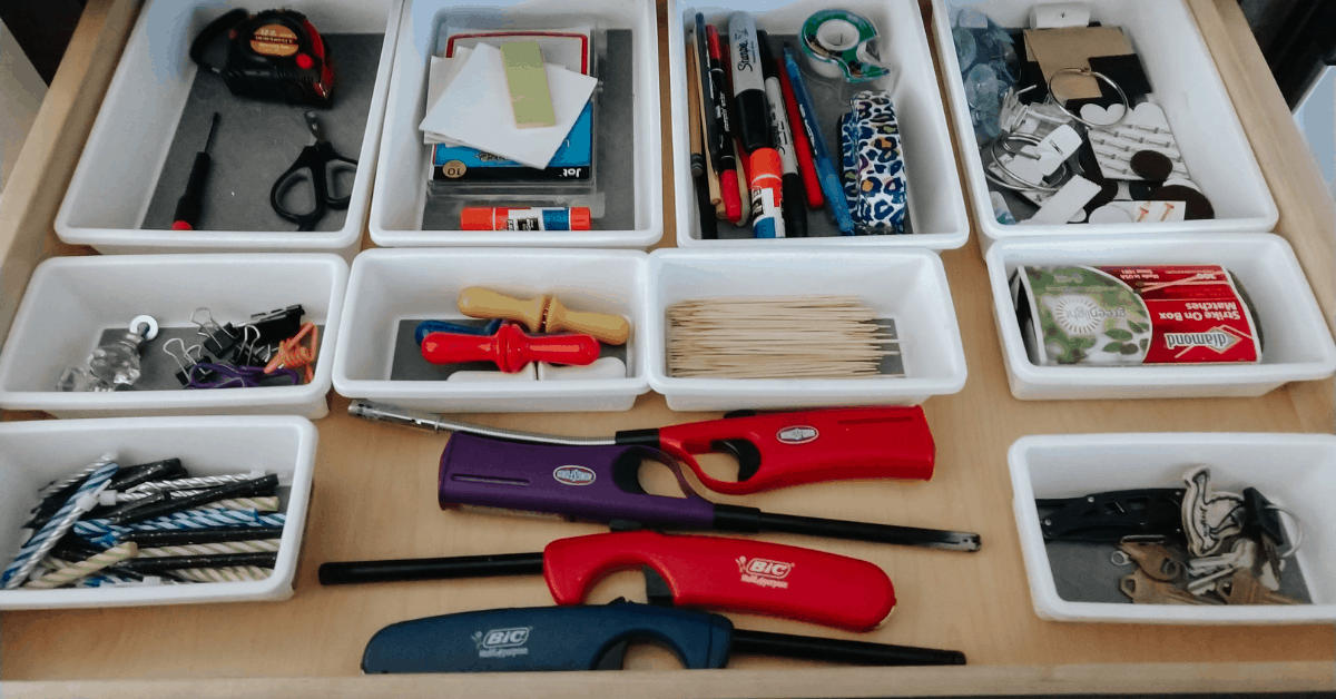 How to Organize a Junk Drawer - Thistlewood Farm