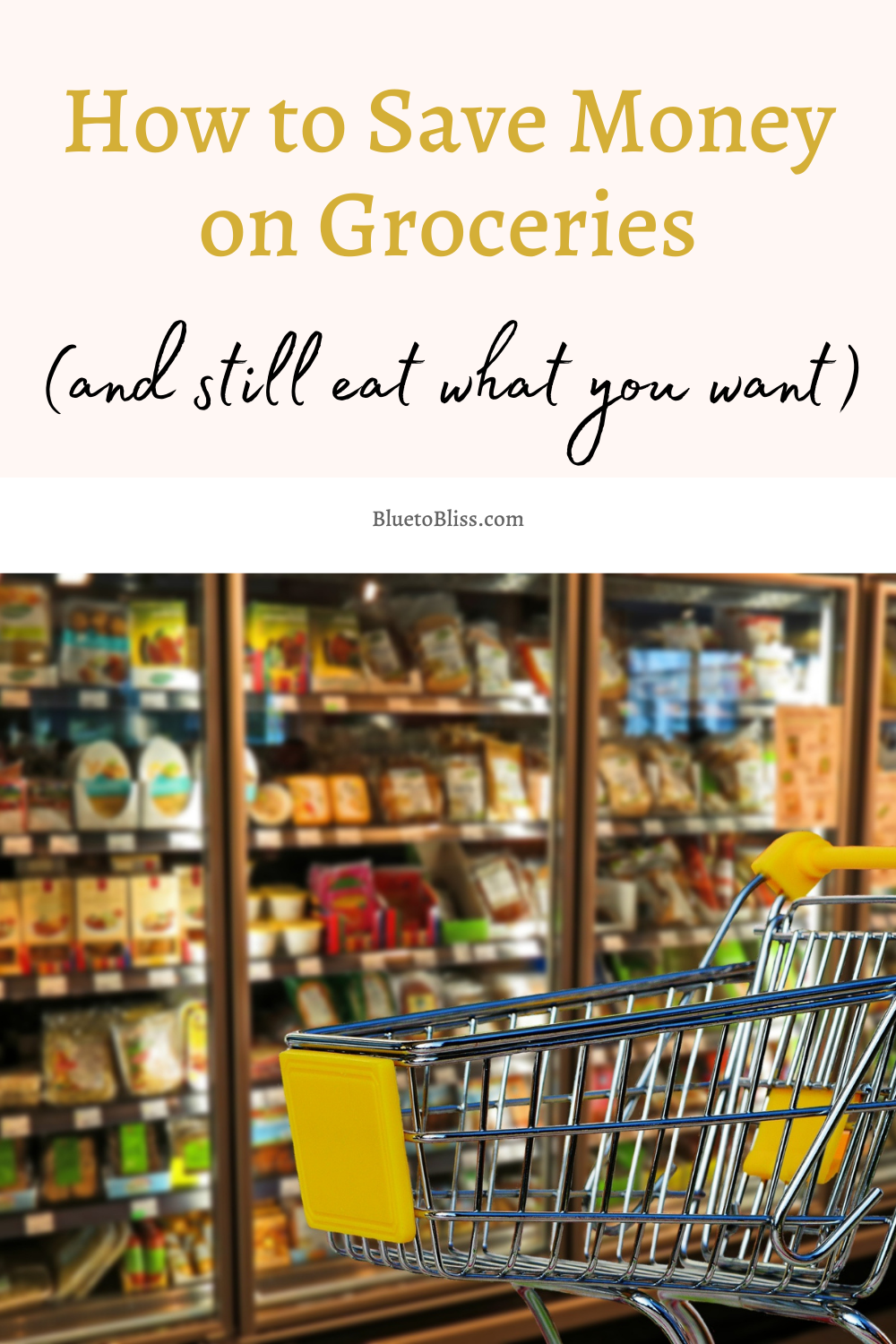 The One Trick You Need To Start Saving Money On Groceries | Blue To Bliss